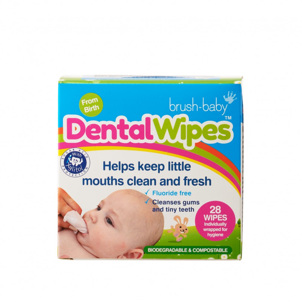 Купити Дентальні серветки Dental Wipes, (Brushbaby) Brushbaby в